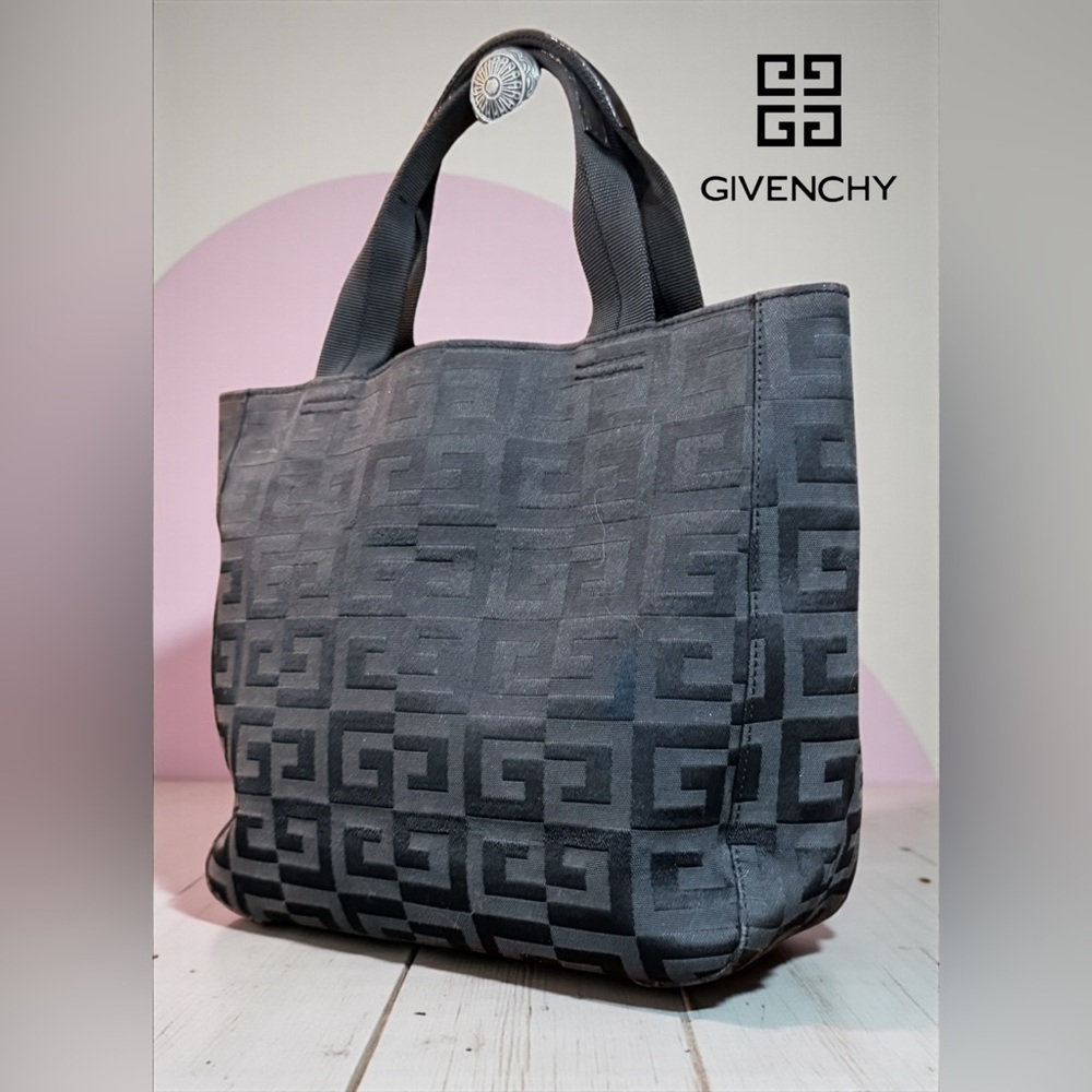 LOW START! Givenchy Maroquinerie 4G Black Tote Bag A BEAUTY 🖤 - Picture 4 of 14